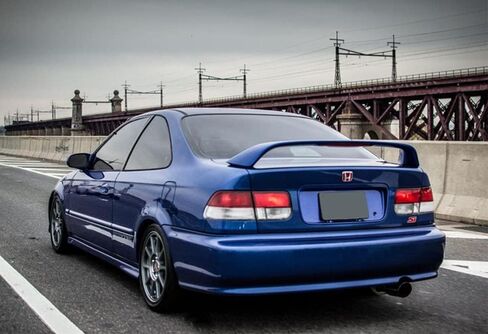 W-Power ، SPOVELER WIND WIND الخلفي مع ضوء الفرامل LED متوافق مع 1996-2010 Honda Civic DX EX HX LX SI Coupe 2DR ، جناح المفسد الخلفي للأجنحة الخلفية ، ABS (أبيض مطلي) in Kuwait
