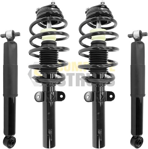 COMPLETESTRUTS - Front Quick Complete Strut Assemblies with Coil Springs and Rear Shock Absorbers Replacement for 2001-2008 Jaguar X-Type - Set of 4 in Saudi Arabia