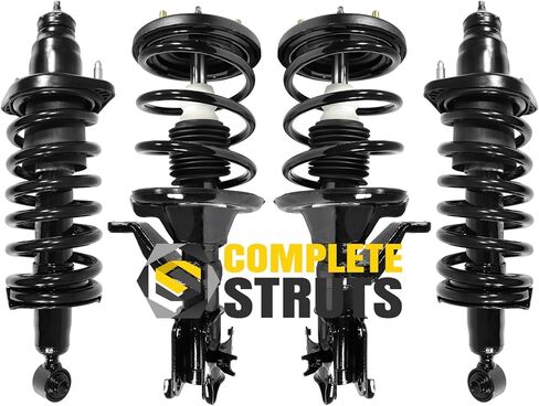 Front & Rear Quick Complete Struts Assembly with Coil Springs Replacement for 2003-2005 Honda Civic 1.7L (Set of 4) in Saudi Arabia