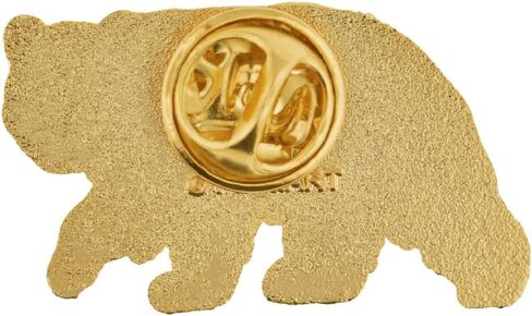 Pinmart Brown Grizzly Bear Wild Animal Fatering Pin in Saudi Arabia