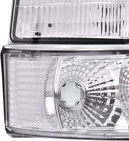المصابيح الأمامية DRL LED متوافقة مع 1992-1996 FORD F150/BRONCO ، 1992-1997 F250/F350/FSUPRE DATION W/CORNER in Saudi Arabia