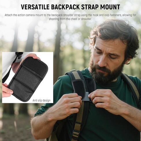 NEEWER Backpack Camera Clip Mount with Square QR Plate, Upgraded Safety Latch, Quick Release Camera Belt Clip Backpack Strap Compatible with Peak Design PD QR System Canon Nikon Sony DSLRs, GP67 in Kuwait