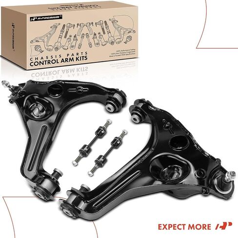 مجموعة التعليق الأمامية 4PCS A-Premium 4PC ، رابط Arm Arm & Sway Bar المنخفض ، متوافق مع Ford F-150 2009 2010 2011 2013 ، 4WD أو AWD Models in Saudi Arabia
