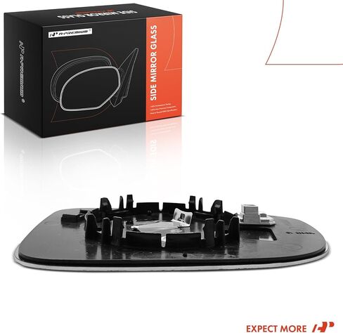 A -premium الجانب الأيسر من جانب السائق غير المذرع مع لوحة دعم - متوافق مع Mazda 3 2014 2015 2015 - مرآة مسطحة الجانبية الخارجية مع اكتشاف البقعة العمياء in Saudi Arabia
