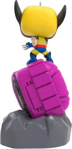 Hallmark Themsake Christmas Ornament 2025 ، Marvel X-Men Wolverine Freats Sentinel Funko Pop! مع الضوء ، الهدايا لعشاق مارفل in Saudi Arabia