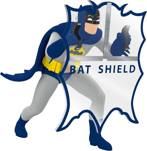 Hallmark knengy Christmas Ornament 2025 ، Batman the Classic TV Series Behind the Bat Shield ، Gifts لعشاق DC Comics in Saudi Arabia