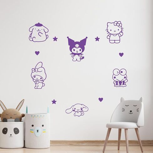 ديكور فندق فن الفينيل - Sanrio Pack- 7 "إلى 5" لكل منهما - تصميم جميل عصريًا جميل in Kuwait
