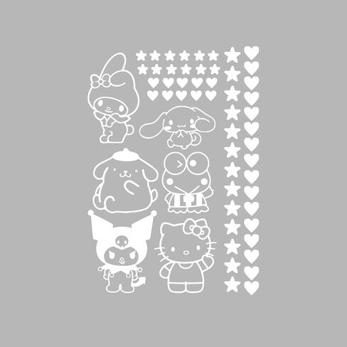 ديكور فندق فن الفينيل - Sanrio Pack- 7 "إلى 5" لكل منهما - تصميم جميل عصريًا جميل in Kuwait