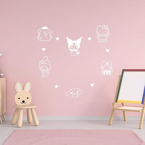 ديكور فندق فن الفينيل - Sanrio Pack- 7 "إلى 5" لكل منهما - تصميم جميل عصريًا جميل in Kuwait