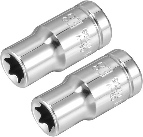 أعلى 2PCS 1/4 بوصة محرك E10 SOCKET TORX الضحلة الخارجي ، مقبس CR-V ، in Saudi Arabia