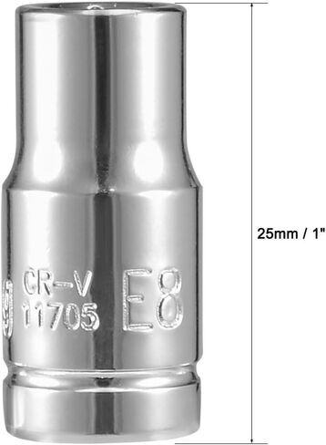 أعلى 2PCS 1/4 بوصة محرك E10 SOCKET TORX الضحلة الخارجي ، مقبس CR-V ، in Saudi Arabia