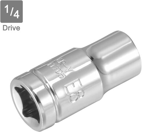 أعلى 2PCS 1/4 بوصة محرك E10 SOCKET TORX الضحلة الخارجي ، مقبس CR-V ، in Saudi Arabia