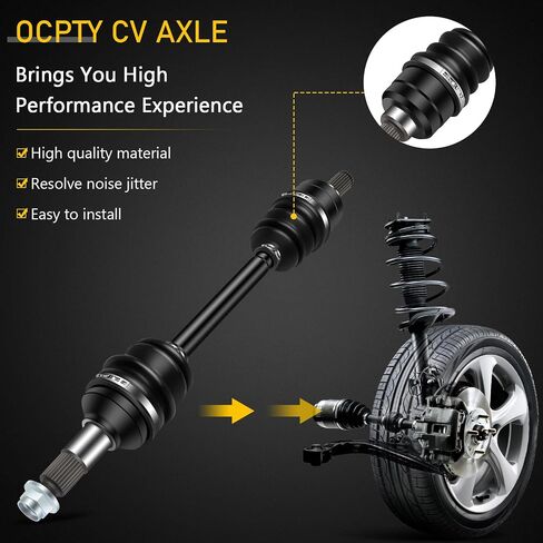 OCPTY Rear Left Right CV Axle Shaft Assembly 2UD-2531H-00-00 Replacement for Yamaha Grizzly 700 in Saudi Arabia
