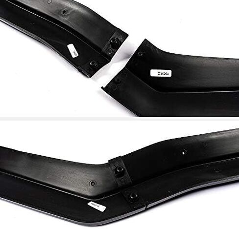 G-PLUS Front Bumper Body Lip Splitter Compatible with Subaru WRX STi 2015-2020 CS-Style Painted Black 3Pcs in Saudi Arabia