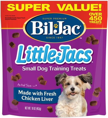 (10 Pack) Bil-jac Little Jacs Liver Treats, 4 Ounces each in Saudi Arabia