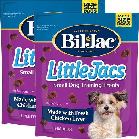 (10 Pack) Bil-jac Little Jacs Liver Treats, 4 Ounces each in Saudi Arabia