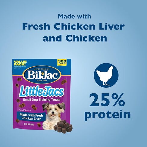 (10 Pack) Bil-jac Little Jacs Liver Treats, 4 Ounces each in Saudi Arabia