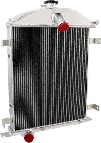 ALLOYWORKS 3 Row Full Aluminum Radiator Fits For 1928 1929 Ford Model A Heavy Duty 3.3L L4 MT in Saudi Arabia