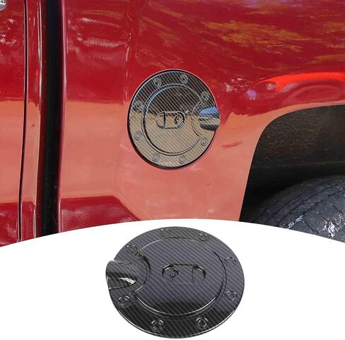 لتغطية غطاء خزان الغاز في سيلفرادو حشو الغاز تغطية تشيفي سيلفرادو GMC Sierra 2014-2018 إكسسوارات ألياف الكربون الخارجية in Saudi Arabia