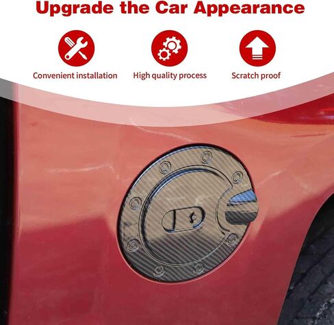 لتغطية غطاء خزان الغاز في سيلفرادو حشو الغاز تغطية تشيفي سيلفرادو GMC Sierra 2014-2018 إكسسوارات ألياف الكربون الخارجية in Saudi Arabia