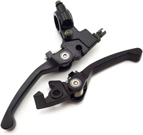 TC-Motor Alloy Folding Clutch Lever Perch Handle Brake for 22mm 7/8'' Handlebar Chinese Pit Dirt Bike 50cc 70cc 90cc 110cc 125cc 140cc 150cc 160cc SSR CRF Coolster in Saudi Arabia