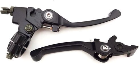 TC-Motor Alloy Folding Clutch Lever Perch Handle Brake for 22mm 7/8'' Handlebar Chinese Pit Dirt Bike 50cc 70cc 90cc 110cc 125cc 140cc 150cc 160cc SSR CRF Coolster in Saudi Arabia