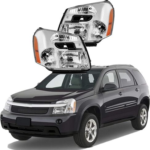 Munirater Chrome Housing Headible Melectipbly Assembly Presentive and Passenger Side Presentive for 2005-2009 Equinox with Amber Corner 15888058 ، 15888059 in Saudi Arabia