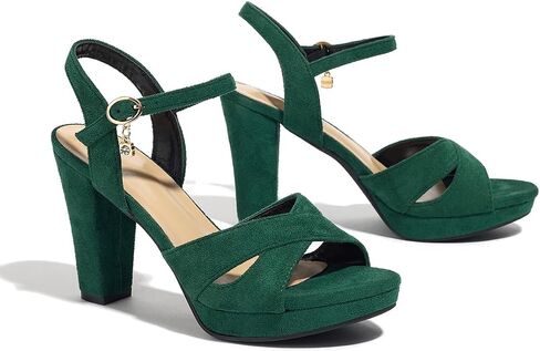 Block Heeled Platform Sandals Chunky Open Toe Shoes for Women in Saudi Arabia