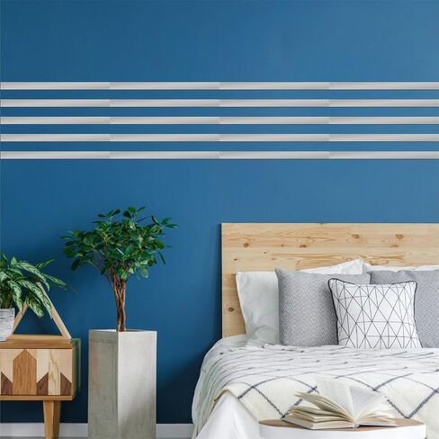 Headboard Wall Decal Peel and Stick Large Wall Stickers for Girls Bedroom Nursery Rainbow Decor Line Walls Decals Half Circle Walls Art Mural for Kids Baby Room Living Room Playroom Deco in Saudi Arabia