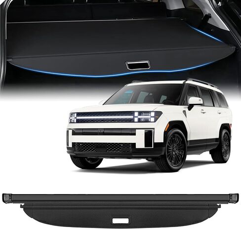 AUXKO Retractable Cargo Cover for Nissan Rogue 2021-2025, Trunk Cargo Cover Luggage Security Shade Cover for 2023 2024 Nissan Rogue Shielding Shade Anti-Peeping Luggage Privacy Screen, Carbon Fiber in Kuwait