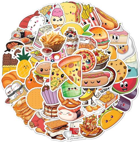 BEATRI Fishing Stickers 50Pcs Fishing Decals Cute Vinyl Waterproof Stickers for Hydro Flask Tackle Box Water Bottle Laptop for Mens Adults in Saudi Arabia