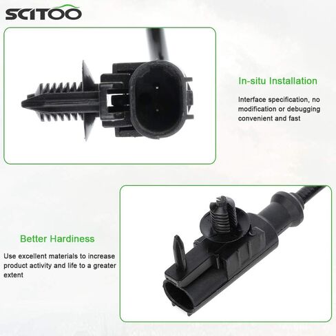 Scitoo 2pcs اليسار+اليمين+مستشعر سرعة ABS الخلفي ABS ALS1655 47900EG000 5S10711 FIT لعام 2011-2012 لـ Infiniti G25 ، 2007-2008 لـ Infiniti G35 ، 2009-2013 لـ Infiniti G37 ، 2011 لـ Infiniti FX50 in Saudi Arabia