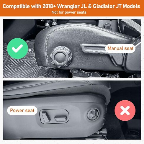 HOOKE ROAD DOOR DOB DOOR BOBKET STORAGE MESH NET NET FOR 2018-2025 JEEP WRANGLER JL & 2020-2025 GANDIATIAR JT (مقعد يدوي فقط) ، 2 PCS DOOR Side Organizer ALIMUNIM BASE in Saudi Arabia