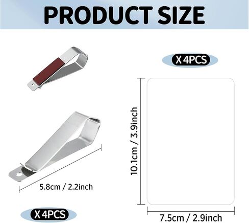 4Pack Sublimation Photo Car Visor Clips, PET Car Sun Visor Photo Holder, Personalized Photo Holder car Picture Frame, Unique Drive Safe Gift for Father’s Day, Valentine’s Day, Christmas in Saudi Arabia