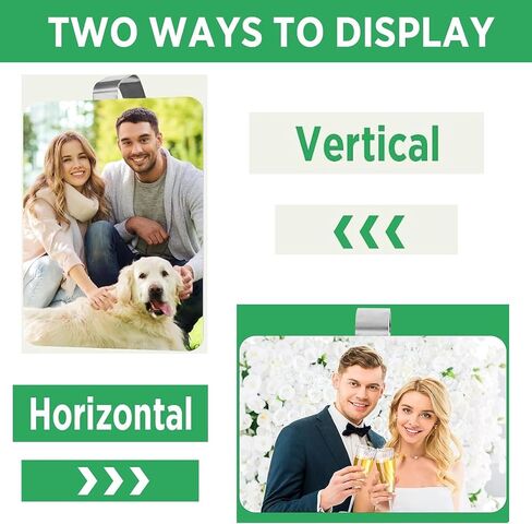 4Pack Sublimation Photo Car Visor Clips, PET Car Sun Visor Photo Holder, Personalized Photo Holder car Picture Frame, Unique Drive Safe Gift for Father’s Day, Valentine’s Day, Christmas in Saudi Arabia