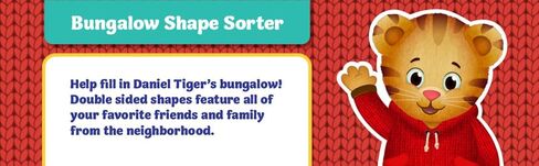 Daniel Tiger's Neighborhood Cuddle Up Daniel Tiger 10th Anniversary Plush Toy- 12 Inches Tall! in Kuwait