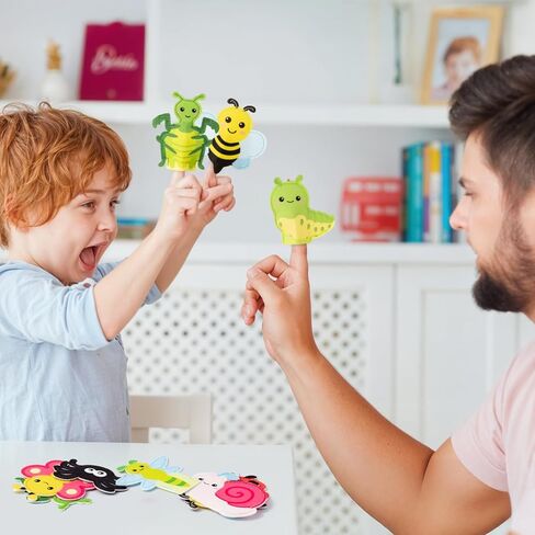 دمى الأصابع المزرعة Cocnny-10 مساءً ، شعرت Farm Farm Puppet مع مجموعة Barn Bag Make Making Crafts Fabor in Kuwait