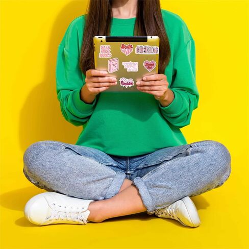 300 PCS Bookish Sticker for Kindle ، قراءة ملصقات لعشاق الكتب ، هدايا إكسسوارات الكتب للقارئ ، البالغين ، المراهقين ، الأطفال ، الطلاب in Kuwait