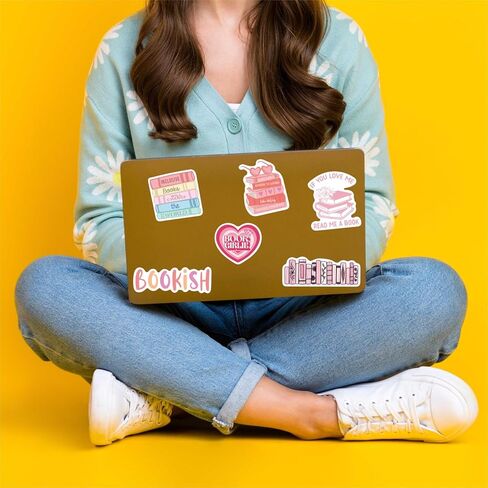 300 PCS Bookish Sticker for Kindle ، قراءة ملصقات لعشاق الكتب ، هدايا إكسسوارات الكتب للقارئ ، البالغين ، المراهقين ، الأطفال ، الطلاب in Kuwait