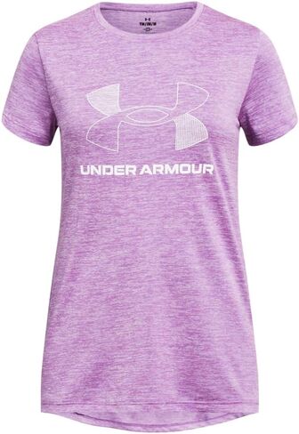 Under Armour Girls' Tech Big Logo Twist Short Sleeve T Shirt in Saudi Arabia