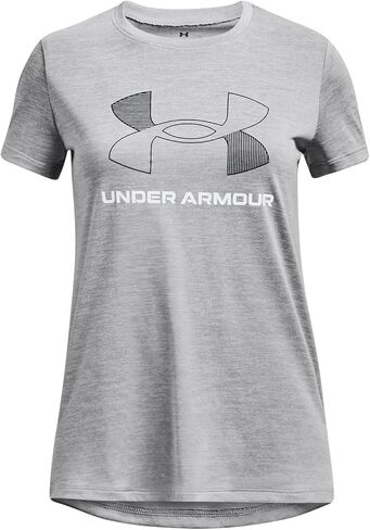 Under Armour Girls' Tech Big Logo Twist Short Sleeve T Shirt in Saudi Arabia