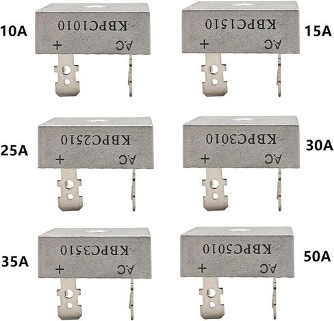 1PCS/KBPC5010 Bridge Rectifier Diode 10A 15A 25A 30A 35A 50A 1000V KBPC 5010 Power Rectifier AC to Electronic Components(KBPC5010) in Saudi Arabia