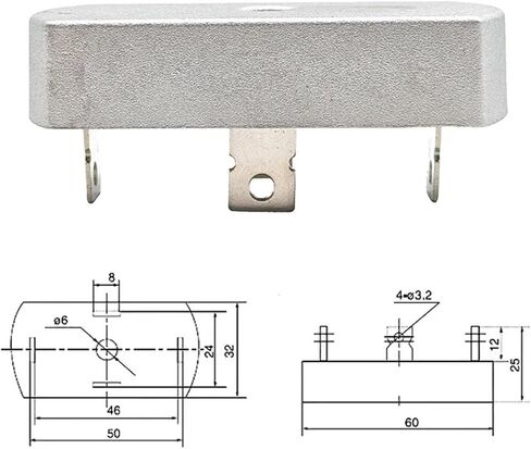 وحدة مقوم الجسر أحادي الطور QL25A 1000V1200V 1600V جسر QL أحادي الطور الجسر الجسر in Saudi Arabia