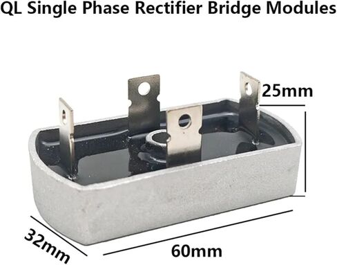 وحدة جسر مقوم أحادية الطور 10A Auto Rechedier Diode QL10A-16 الجهد العالي 1600V الصمام الثنائي المقوم in Saudi Arabia