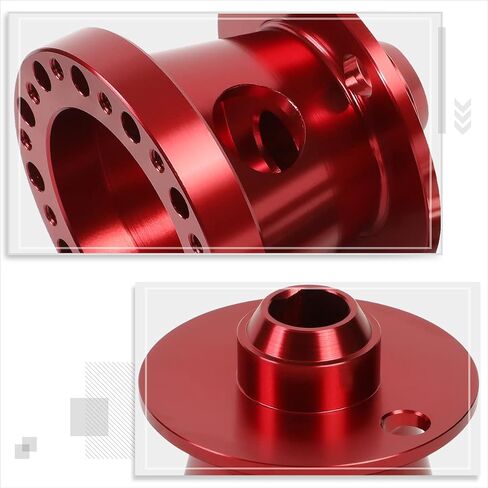 6-bolt عجلة القيادة Quick Adapter Red متوافق مع 84-04 موستانج/84-86 الحارس in Saudi Arabia