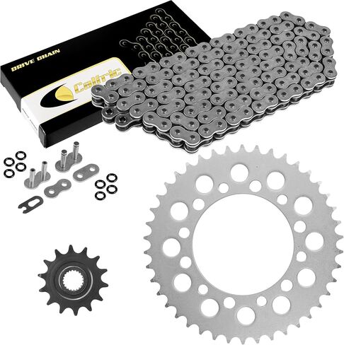 Caltric O-Ring Drive Chain and Sprockets Kit Compatible with Honda TRX200 TRX200D Fourtrax 1990-1997 in Saudi Arabia