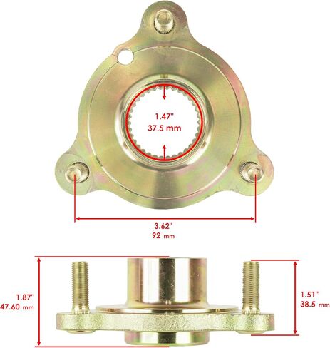 Caltric Rear Axle Sprocket Hub Collar Compatible with Polaris 1520795 1520702 in Saudi Arabia