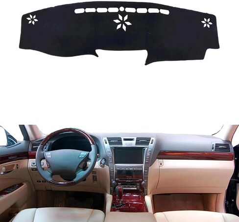 Fit for Lexus LS 460 460L 600L 460H 600H 2006-2011,Dashboard Cover,Black Dash Board Cover,Non-Slip Interior Dash Covers,Car Accessories in Saudi Arabia