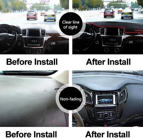 Fit for Lexus LS 460 460L 600L 460H 600H 2006-2011,Dashboard Cover,Black Dash Board Cover,Non-Slip Interior Dash Covers,Car Accessories in Saudi Arabia