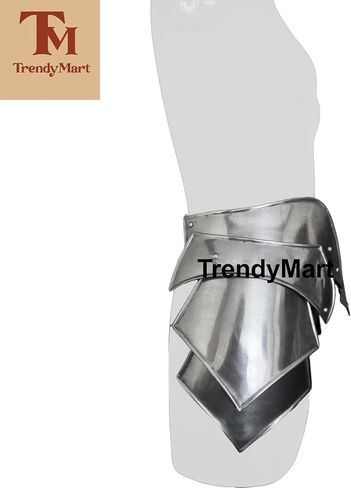 Gothic Functional Metal Tasset Belt Renaissance Waist Armor For Medieval Costume Steel Functional Tasset Armor Belt For Copslay Costume, Silver Polish in Saudi Arabia